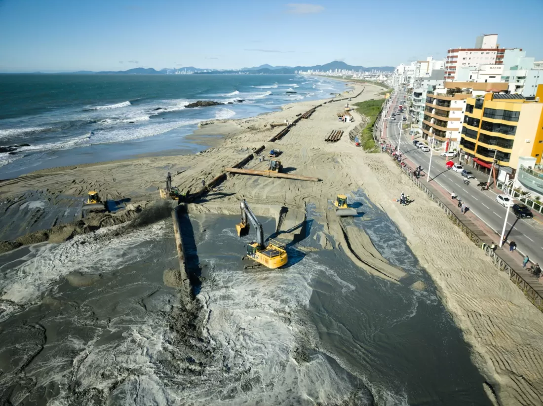 Alargamento da Praia do Gravatá: uma nova fase para Navegantes.