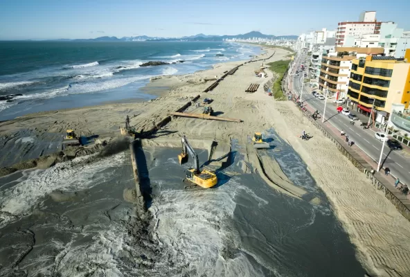 Alargamento da Praia do Gravatá: uma nova fase para Navegantes.
